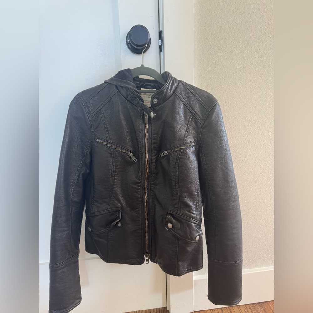 We the Free vegan leather jacket